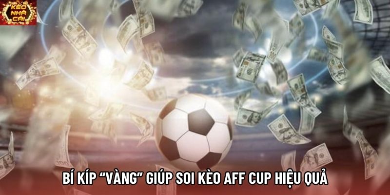 Bí kíp “vàng” giúp soi kèo AFF Cup hiệu quả